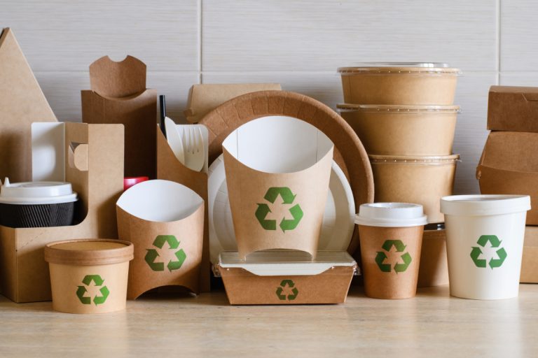 The,Concept,Of,Zero,Waste,And,Recycling.,Use,Of,Eco-friendly