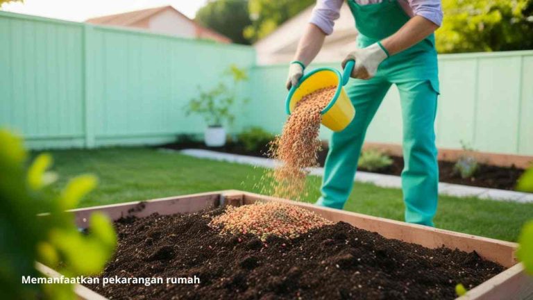 Memanfaatkan pekarangan rumah